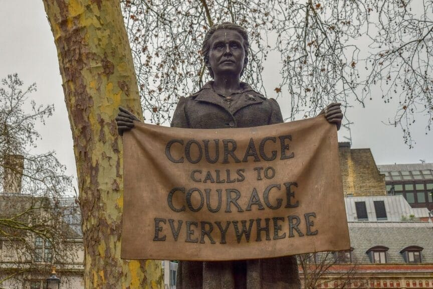 Millicent fawcett statue
