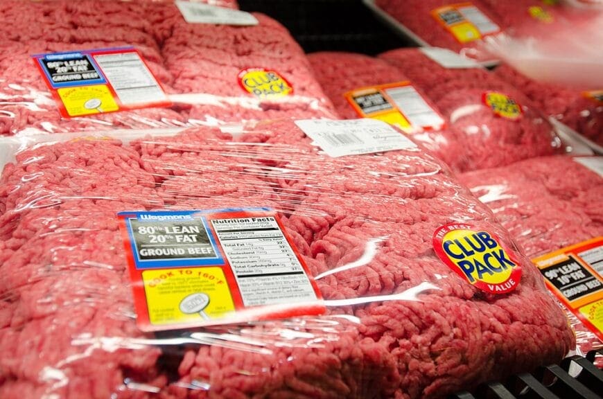 beef grocery store Beef in a grocery store