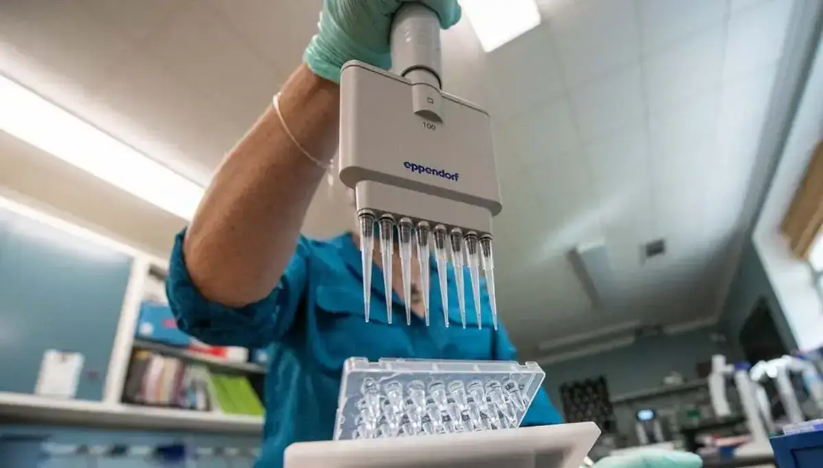 Scientist working in a lab