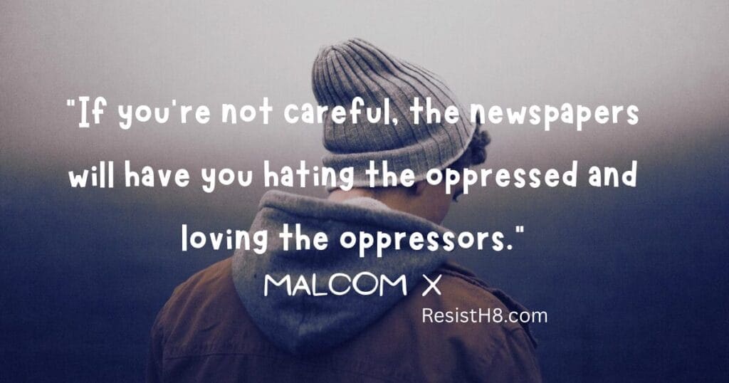 Oppression quote. Ice gave man 8 skull fractures