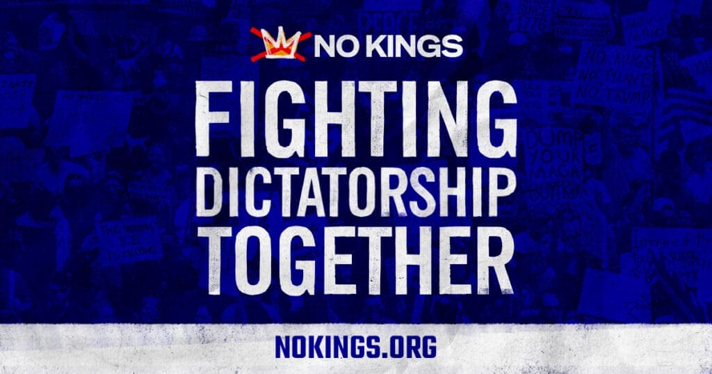 Nokings app for immigrants detained by ice. Event poster