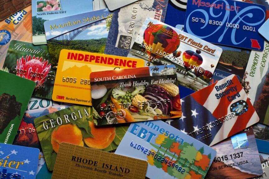 SNAP benefits cards