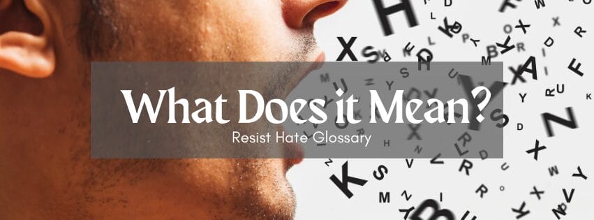 What does it mean? Glossary title header