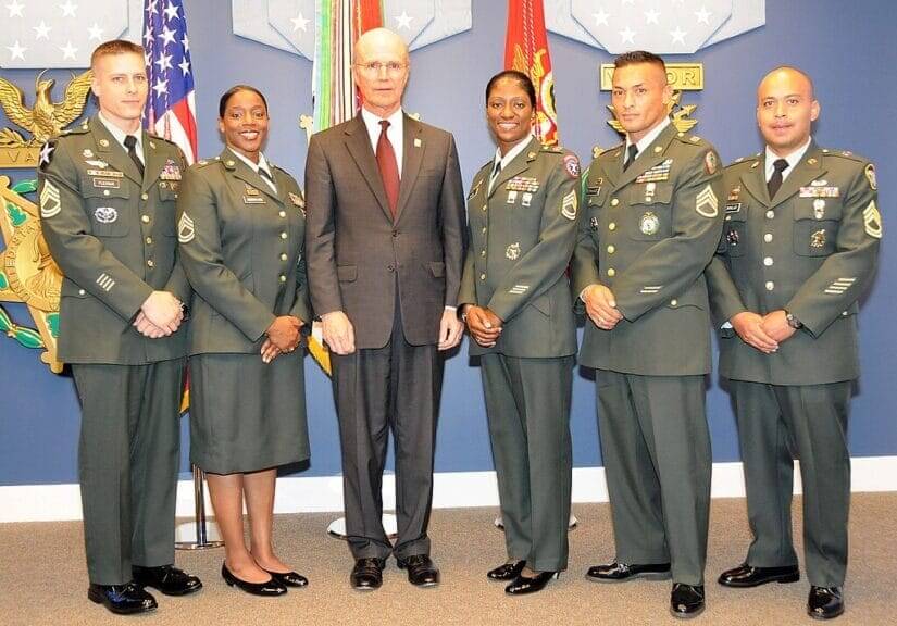 Diversity in the Military shown in recruiters getting awards