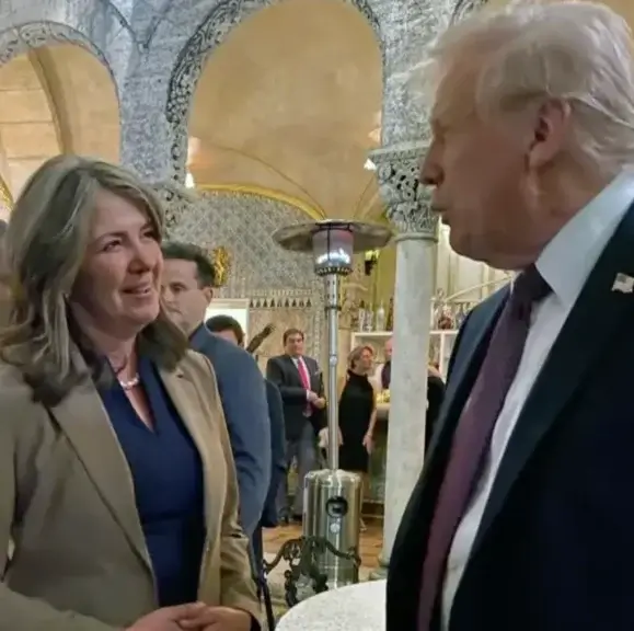 Alberta premier danielle smith visits trump at mar-a-lago.