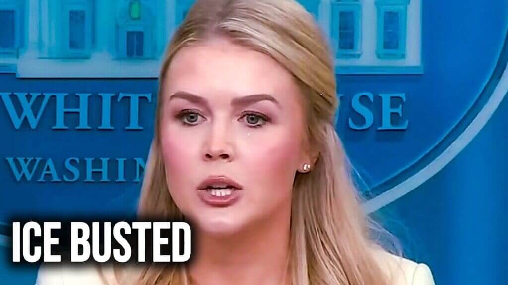 Press Secretary lies blown apart by leaked ICE data.