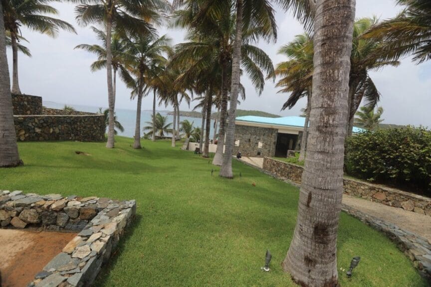 Epstein island view of the grounds