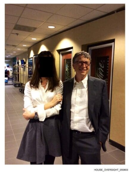 New epstein photos bill gates with an unknown girl/woman