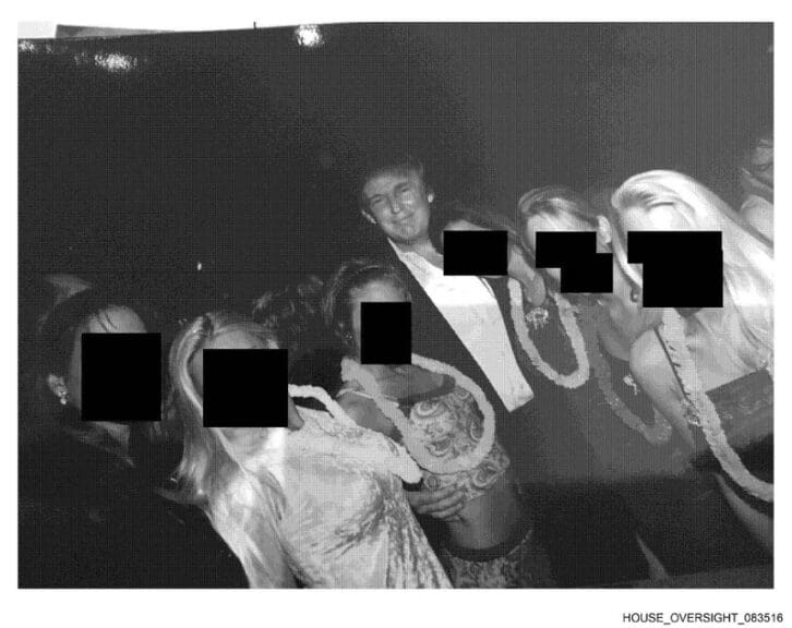 Epstein files release due date. Donald trump with ladies
