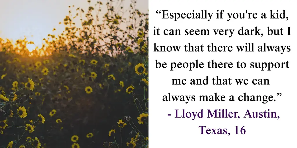 messages of hope9 Sunflower field with a quote