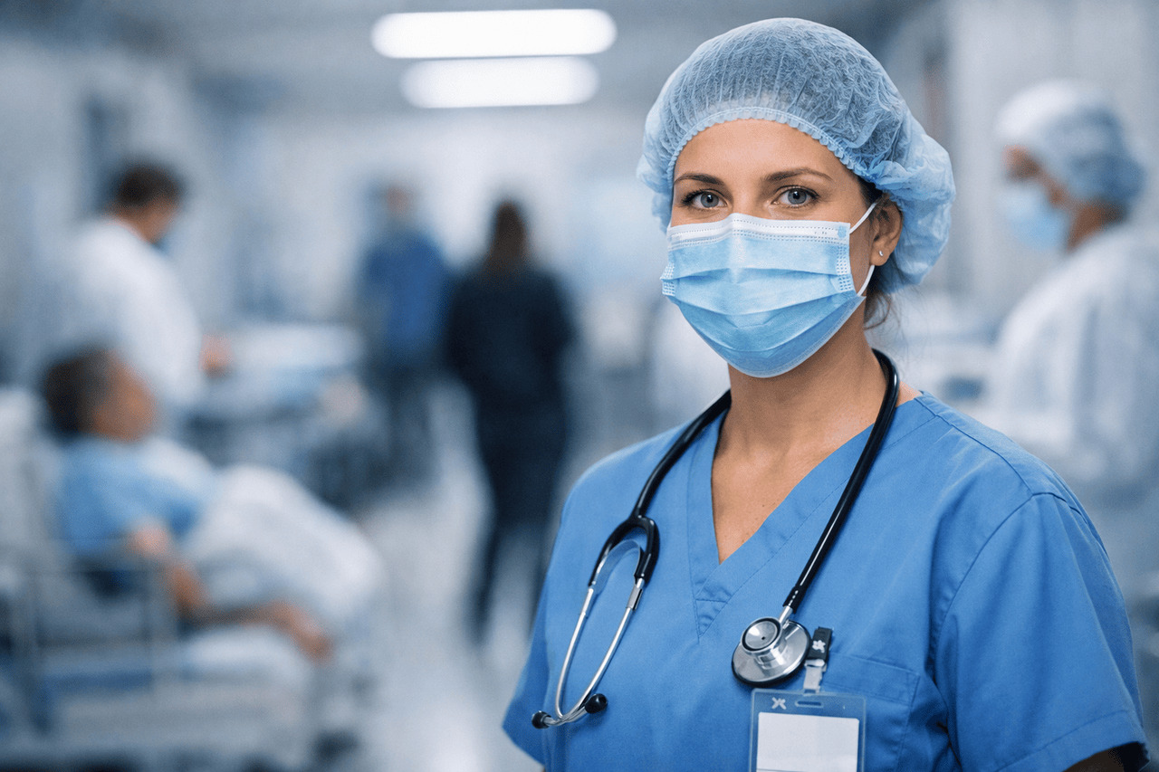 Healthcare worker monitoring cases linked to a super flu variant