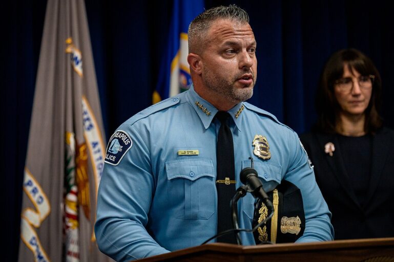 Minneapolis police chief brian o’hara. Ice agents shot man