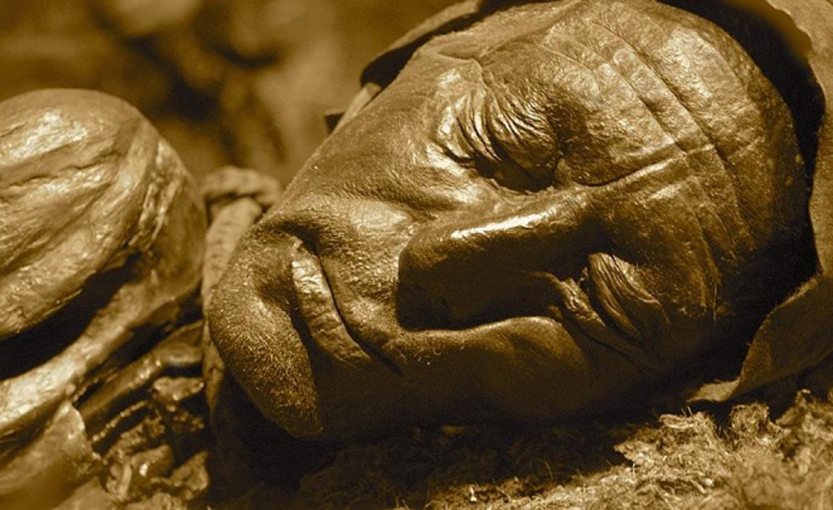 Body of an ancient danish ancestor. The danish respect the old folk.