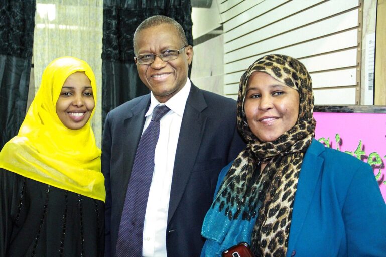 The au special representative for somalia and head of amisom ambassador maman sidikou in minnesota, usa for engagements with the somali community living in the diaspora.
