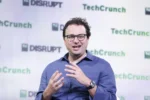 Dario amodei of anthropic speaking at a techcrunch event
