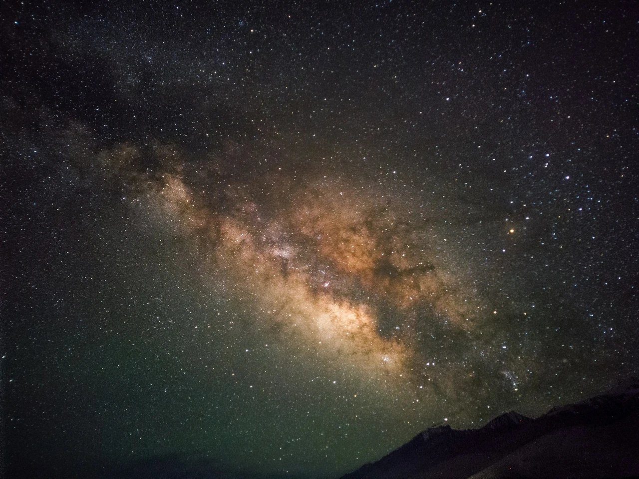 The gorgeous starry sky of hanle