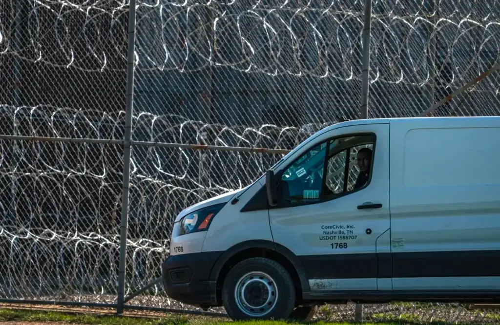 ICE van at a mega center in Tennessee