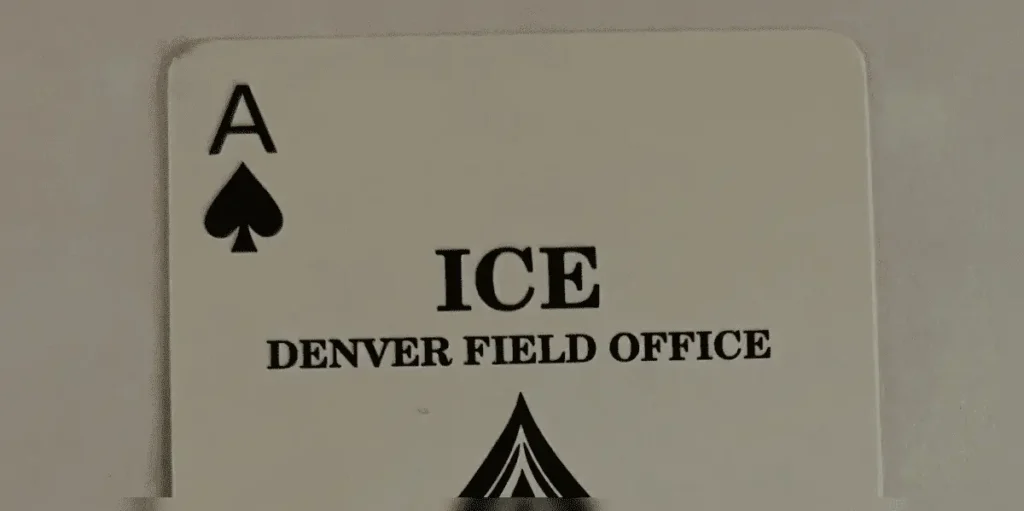 ICE death card.