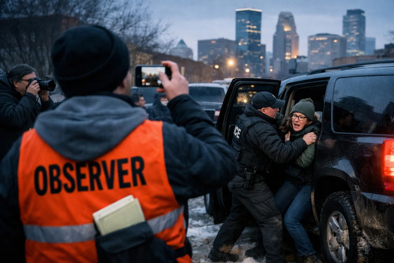 Ice arresting legal observers