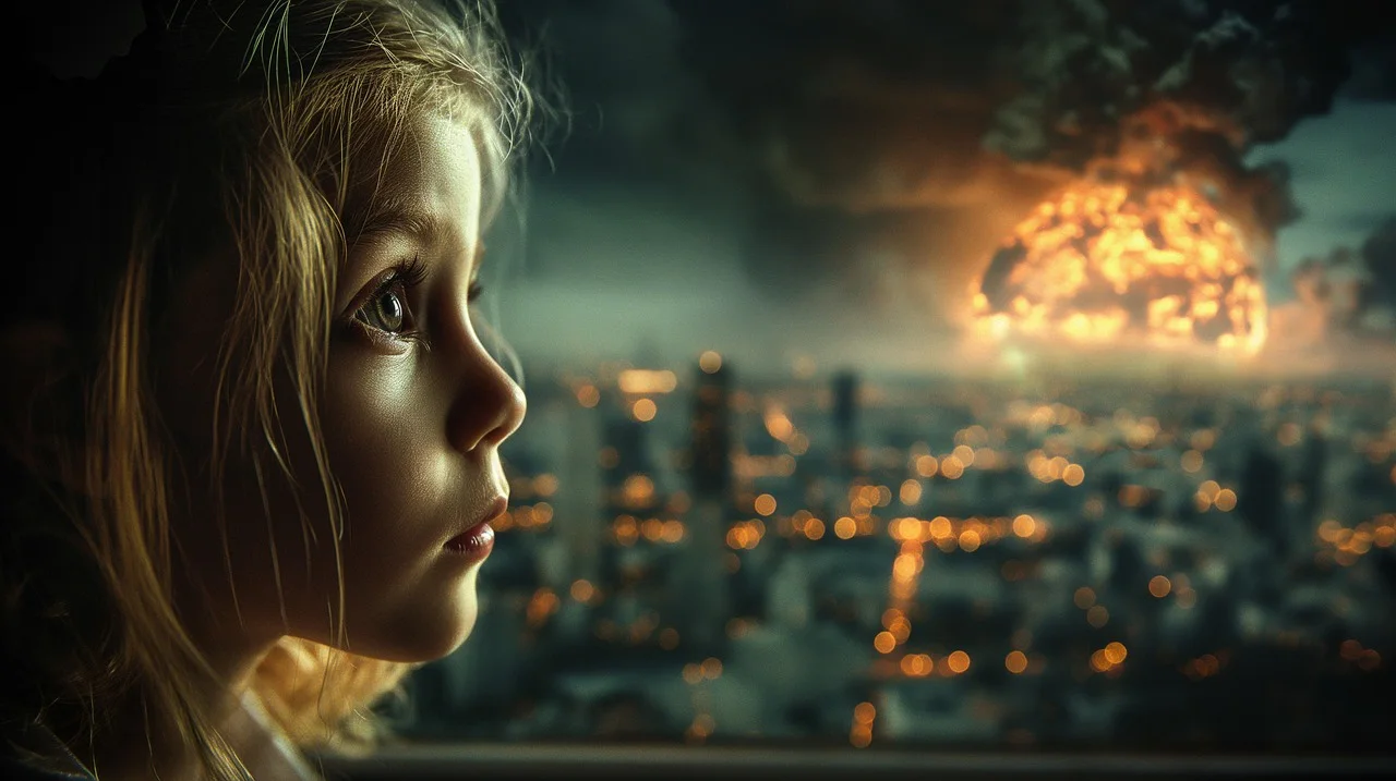 Caribbean boat strike kills 3. An innocent little girl with bombing in the background