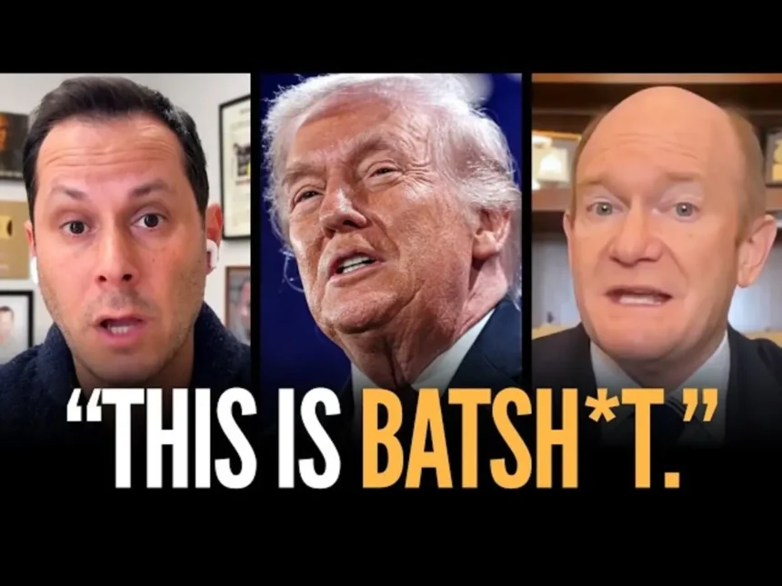 Video poster image with sam stein and senator chris coons