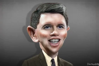 Caricature of james talarico