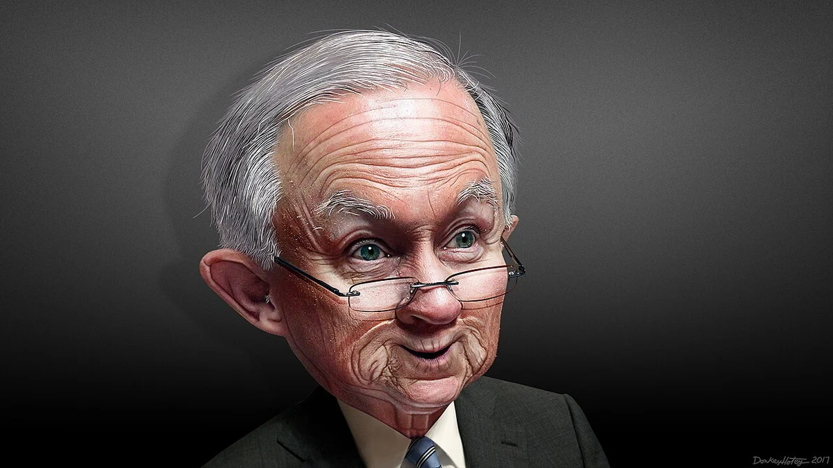 Caricature of jeff sessions