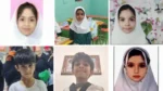 A collage of some of the children killed in the strike on a school in iran (minab) (iranian media)