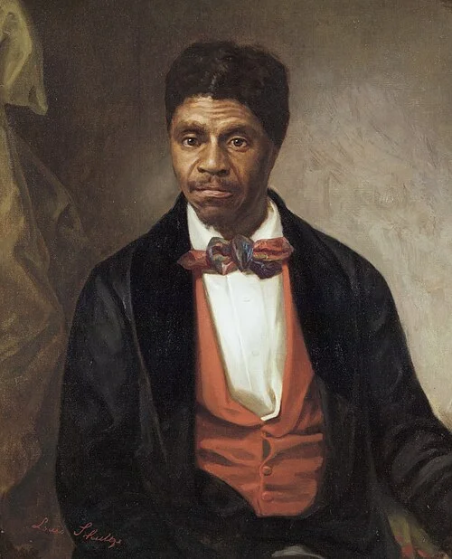 Oil painting of dred scott. White nationalism