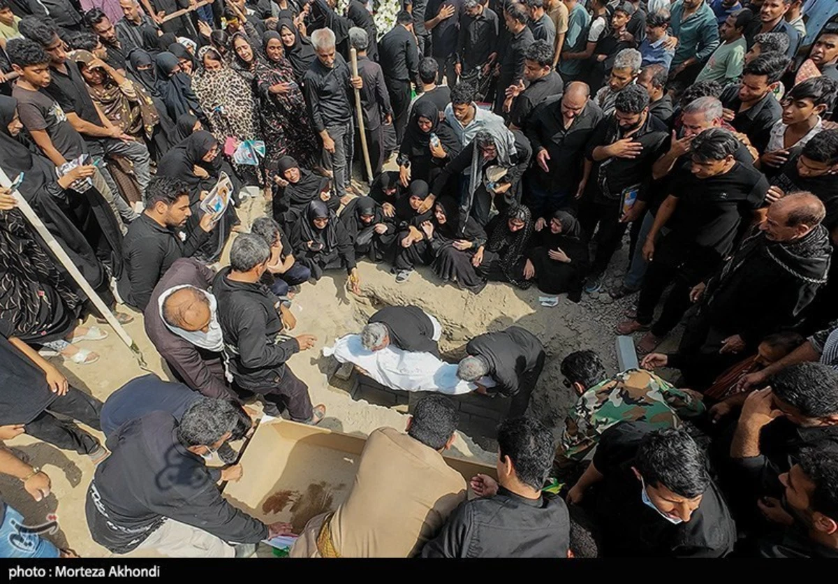 Funeral for child. New evidence in bombing