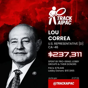 Lou correa aipac