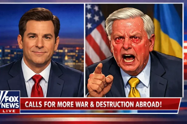 Ai-generated image of senator lindsey graham on fox news