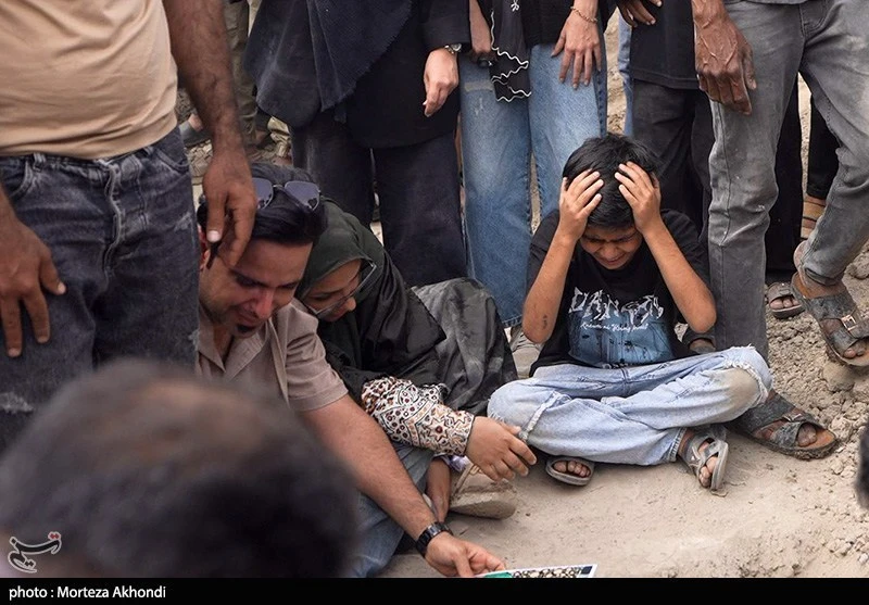 minab school children funeral4 Minab elementary school bombing victims funeral.