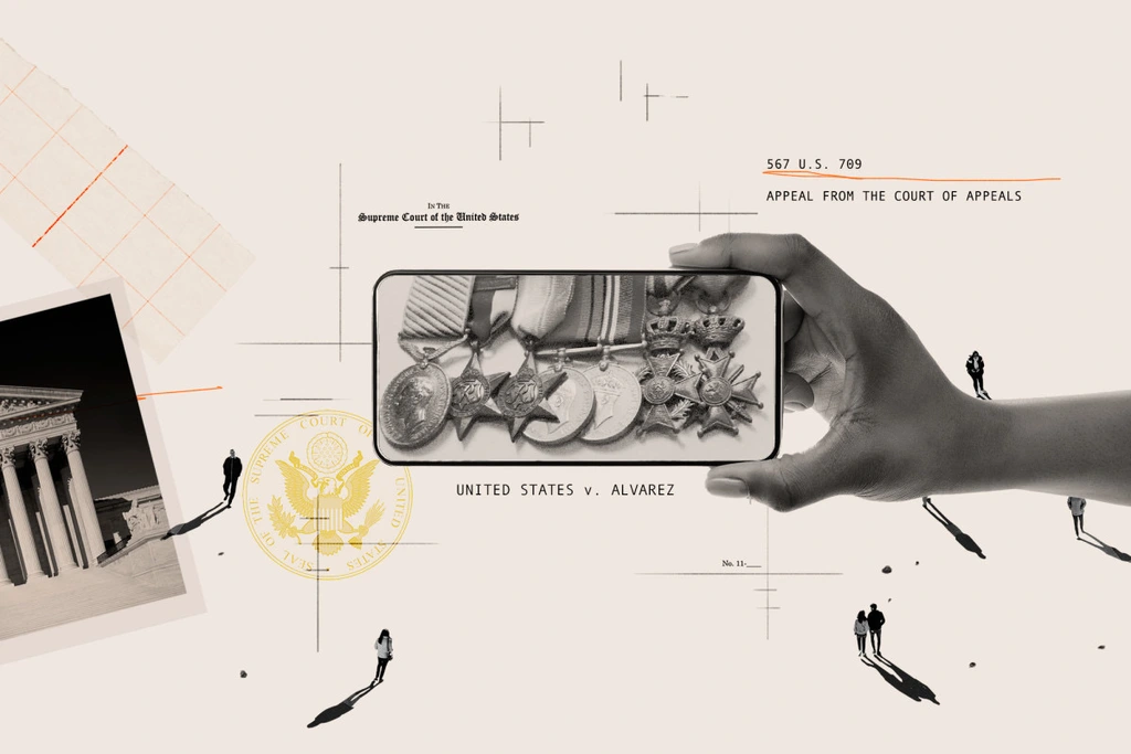 stolen valor illustration Stolen valor illustration