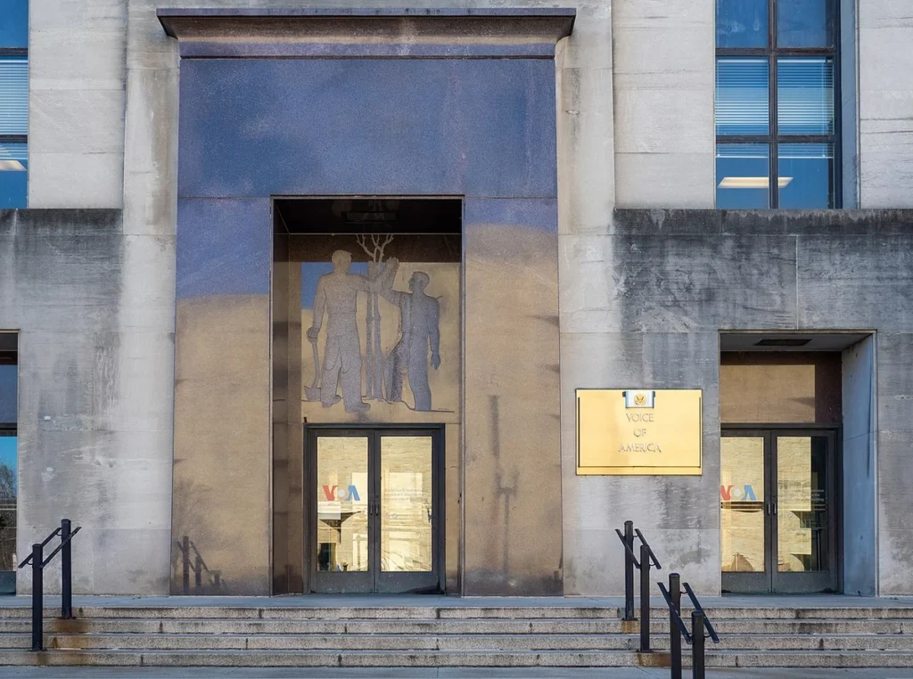 Voice of america building in washington, dc.