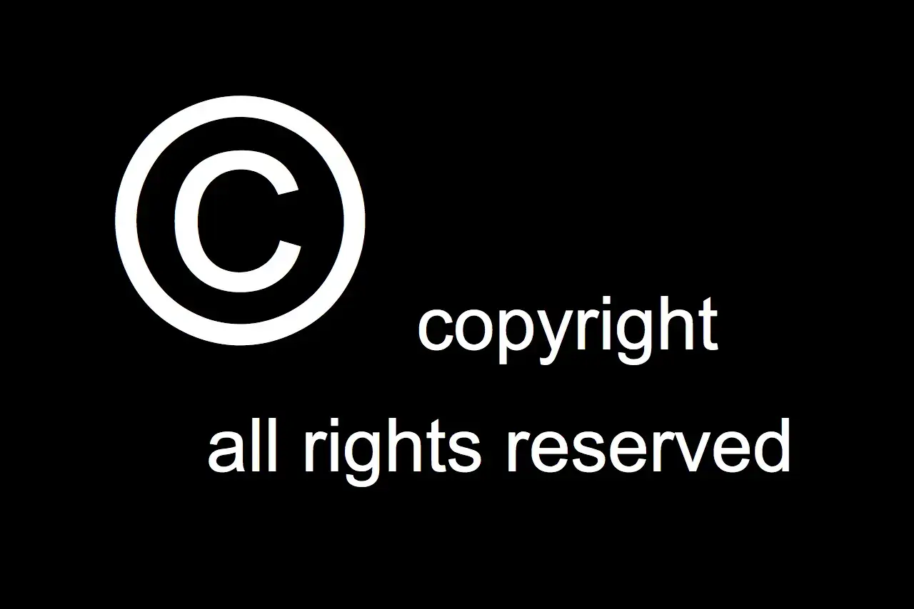 Copyright symbol All Rights Reserved DMCA