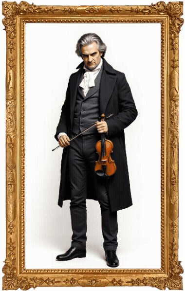 Hologram of A historical figure