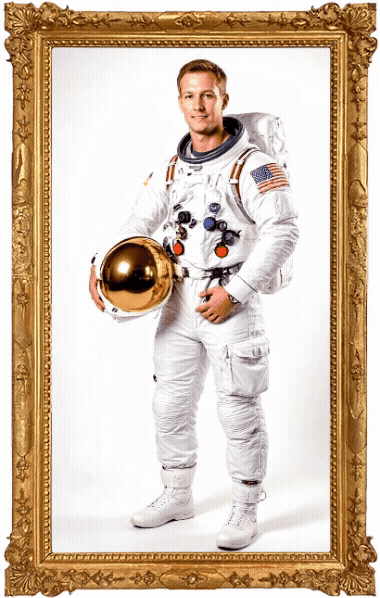 Hologram of A historical figure
