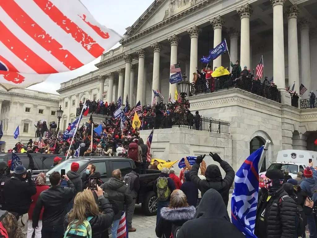 January 6 defendants attacking the Capitol