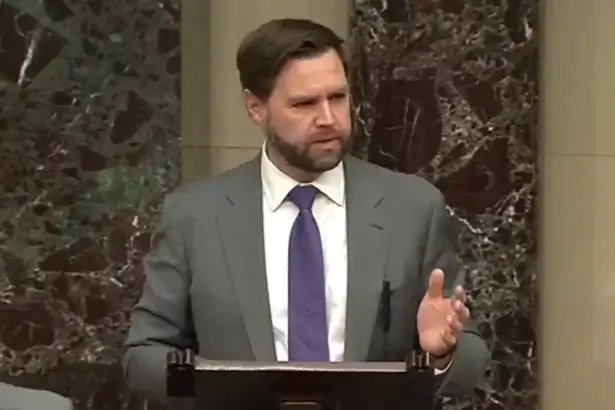 JD Vance speaks on the Senate floor