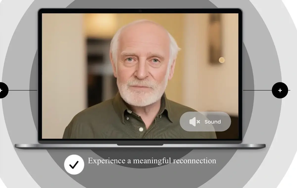 Digital Afterlife industry: AI-generated version of a user’s deceased family member created by re;Memory.