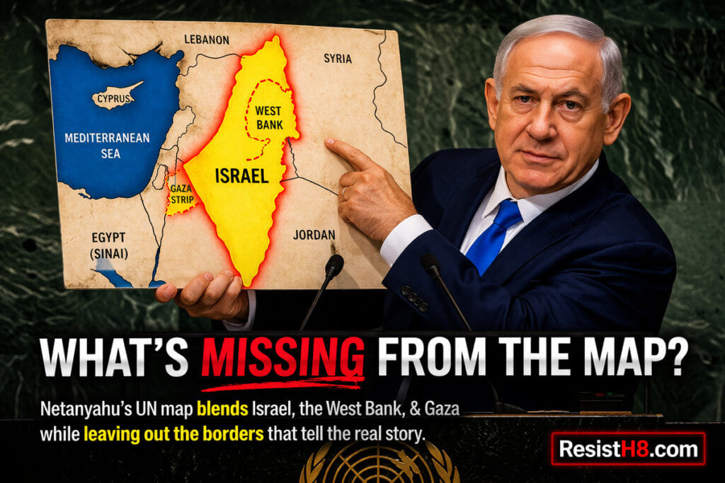 Netanyahu shows a map of Greater Israel at the UN. Lebanon-Israel ceasefire explained