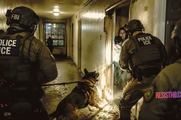 Recreation of the Chicago September 30 ICE raid.