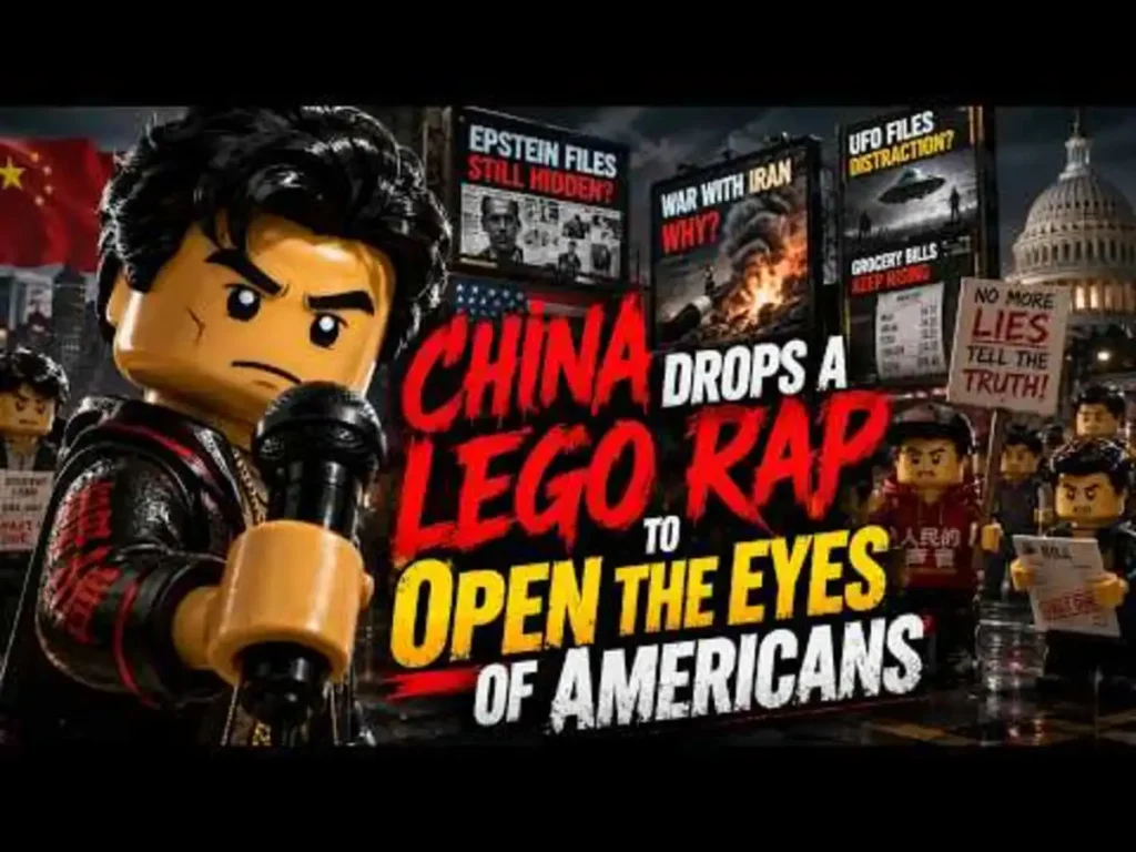 YouTube video cover from a LEGO video from China