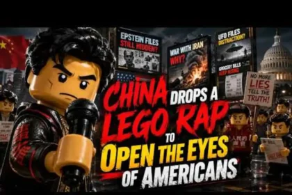 YouTube video cover from a LEGO video from China