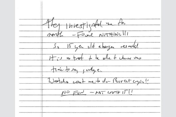 Epstein suicide note