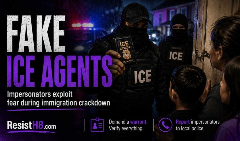 fake ICE agents and ICE agent impostors are terrorizing immigrant families.