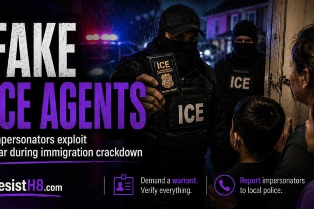 fake ICE agents and ICE agent impostors are terrorizing immigrant families.