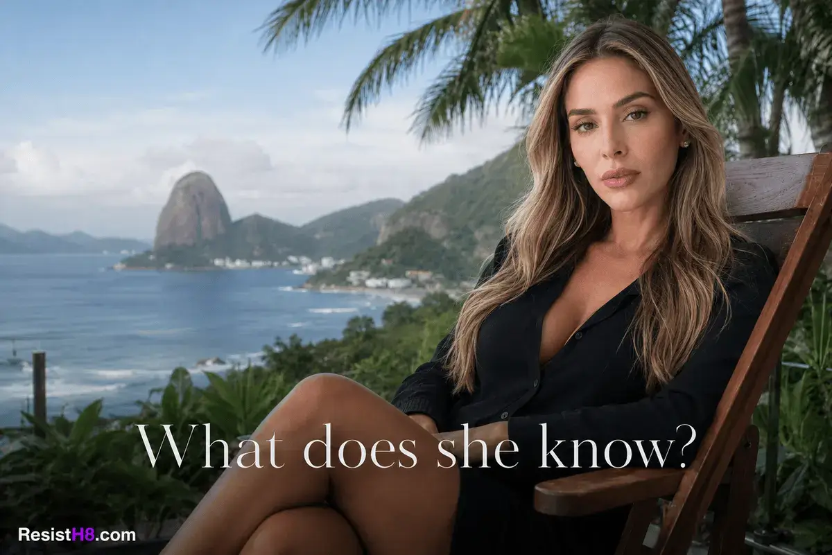 AI-generated image of Amanda Ungaro in Brazil