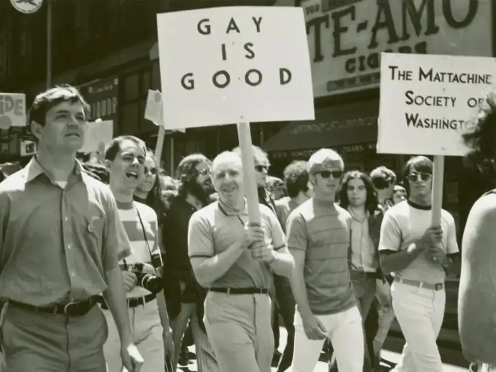 Protest during the Lavender Scare